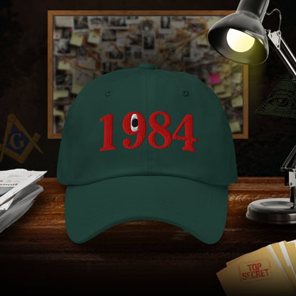 Orwell 1984 One Eye Dad Hat